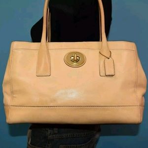 COACH MADELINE Large Leather handbag Purse Tote